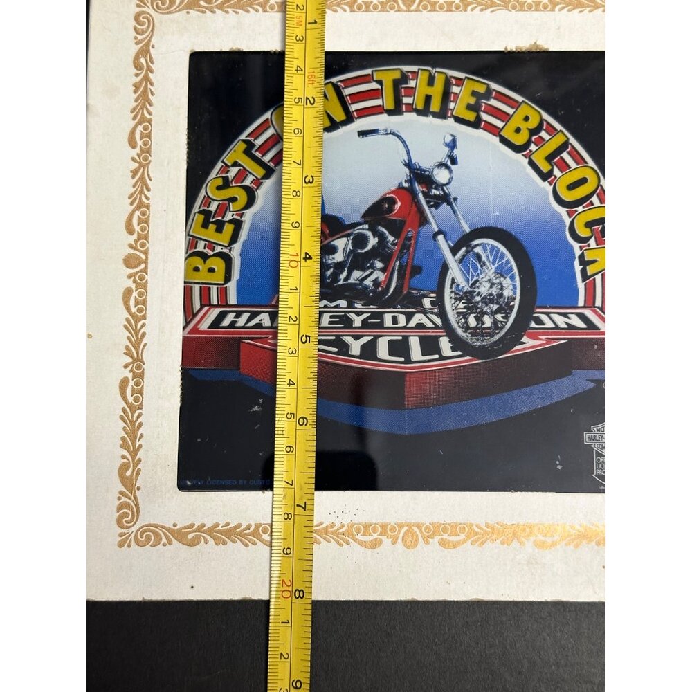 Harley-Davidson "Best On The Block" Vintage Print 8"x8" Official Licensed Produ - Picture 4 of 6